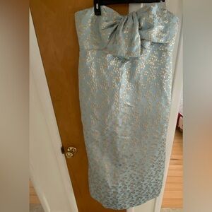 Lilly Pulitzer Light Blue and Gold accent Dress